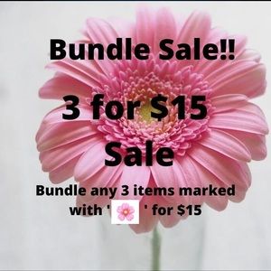 🌸🌸🌸3 for $15🌸🌸🌸Anything marked with a 🌸